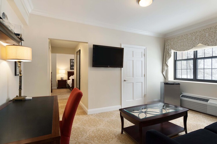 Executive Super Suite with desk and TV
